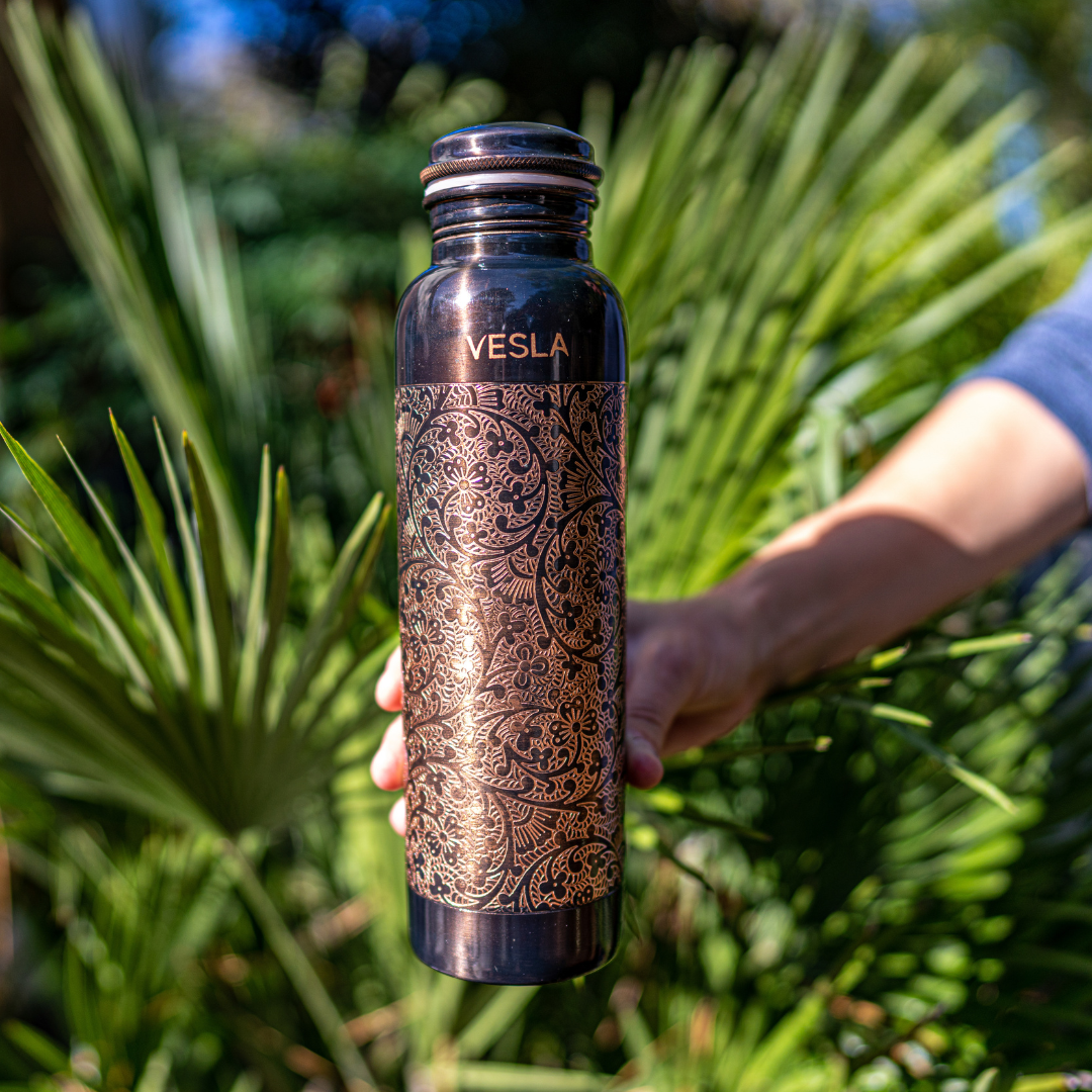 100% Copper Water Bottle